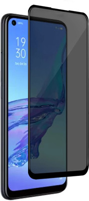 ISAAK Edge To Edge Tempered Glass for OPPO A52, OPPO A72, OPPO A92 Privacy Tempered Glass(Pack of 1)