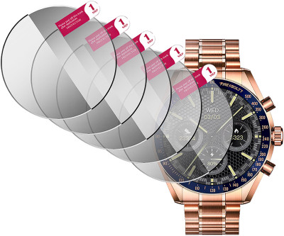 HIDEOUS Edge To Edge Tempered Glass for fire boltt moonwatch(Pack of 5)