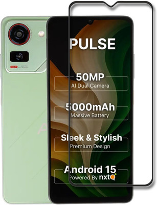 NSTAR Edge To Edge Tempered Glass for Ai+ Pulse(Pack of 1)