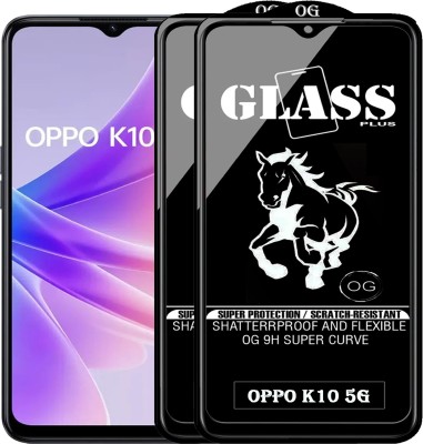 PFOAM Edge To Edge Tempered Glass for OPPO K10 5G(Pack of 2)