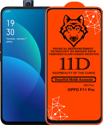 CRodible Edge To Edge Tempered Glass for OPPO F11 Pro(Pack of 1)