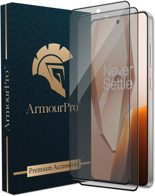 ArmourPro Edge To Edge Tempered Glass for OnePlus 13R 5G, OnePlus 13R, One Plus 13R 5G, Matte Finish Glass(Pack of 2)