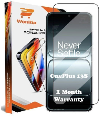 WonRia Edge To Edge Tempered Glass for OnePlus 13S 5G, OnePlus 13S(Pack of 1)