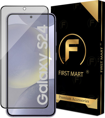 FIRST MART Edge To Edge Tempered Glass for Samsung Galaxy S24 5G, Samsung S24 5G, Samsung Galaxy S25 5G, Samsung S25 5G, Matte Finish Glass(Pack of 1)