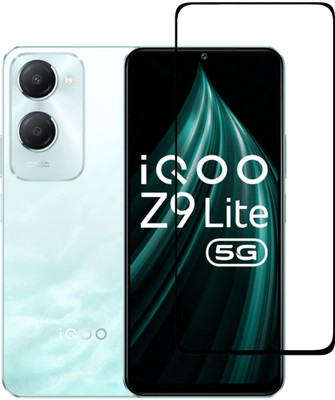 KC PRODUCTS Edge To Edge Tempered Glass for IQOO Z9 LITE 5G With Easy Installation Kit(Pack of 1)