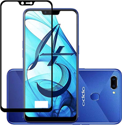 NIMMIKA ENTERPRISES Edge To Edge Tempered Glass for Oppo A5(Premium Tempered Glass | Cobra Scale Texture | Full Coverage | Ultra-Thin Design | Oleophobic Coating | Case-Friendly Design | Crystal Clear Display | Residue-Free Removal)(Pack of 1)