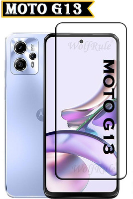 ROYALBASE Edge To Edge Tempered Glass for Moto G13,Motorola G13(Pack of 1)