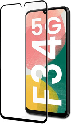 EITANSHA CREATION Edge To Edge Tempered Glass for Samsung Galaxy F34 5G, Samsung Galaxy M34 5G(Pack of 1)