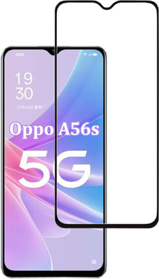 PARANDIV Edge To Edge Tempered Glass for Oppo A56s 5G(Pack of 1)
