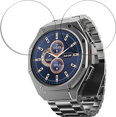 ARBAN Edge To Edge Tempered Glass for boAt Enigma X600 1.43 inch SMARTWATCH SCREEN GUARD(Pack of 2)