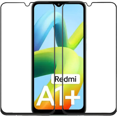 NSTAR Edge To Edge Tempered Glass for Redmi A1+,Redmi A1 Plus,Mi A1+,Mi A1 Plus(Pack of 2)