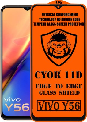 CYOR Edge To Edge Tempered Glass for VIVO Y56(Pack of 1)