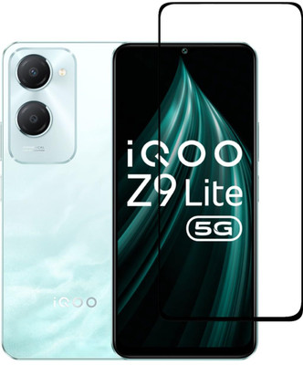 NRSON Edge To Edge Tempered Glass for IQOO Z9 LITE 5G With Easy Installation Kit(Pack of 1)