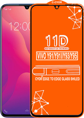 CYOR Edge To Edge Tempered Glass for VIVO Y90(Pack of 1)