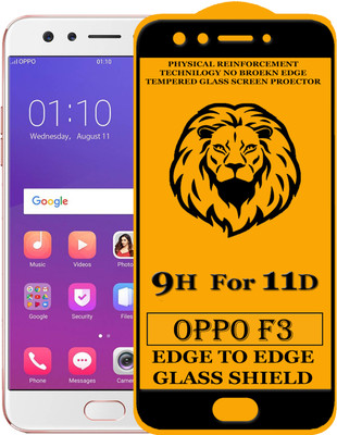 SUNSHINE Edge To Edge Tempered Glass for Oppo F3(Pack of 1)