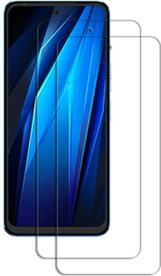 SOMTONE Edge To Edge Tempered Glass for Tecno Pova 4 Pro TEMPERED GUARD FRONTP2(Pack of 2)