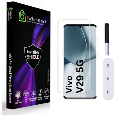 iWishKart Edge To Edge Tempered Glass for vivo V29, vivo V29 5G, vivoV29, Zis_pk1, Military grade Edge to Edge gorilla glass(Pack of 1)