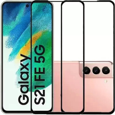 9H Edge To Edge Tempered Glass for Samsung Galaxy S21 FE (9H hardness-2)(Pack of 2)