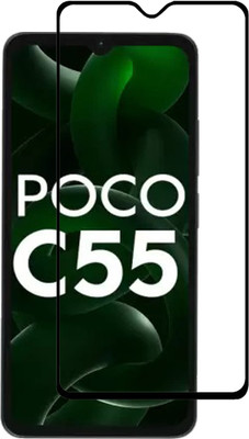 HQ Protection Edge To Edge Tempered Glass for POCO C55(Pack of 1)