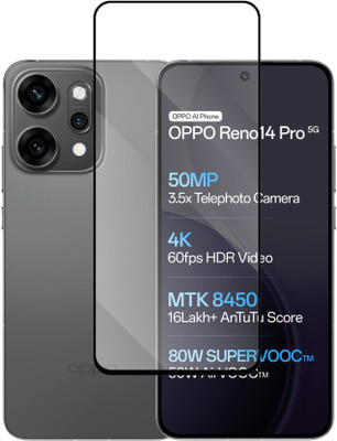 Flipkart SmartBuy Edge To Edge Tempered Glass for OPPO Reno14 Pro 5G(Pack of 1)