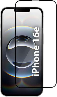 LIKEDESIGN Edge To Edge Tempered Glass for Apple iPhone 16e(Pack of 1)