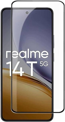 DSCASE Edge To Edge Tempered Glass for Realme 14T 5G, realme 14T 5G(Pack of 1)