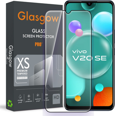 Glasgow Edge To Edge Tempered Glass for Vivo V20 SE(Pack of 1)