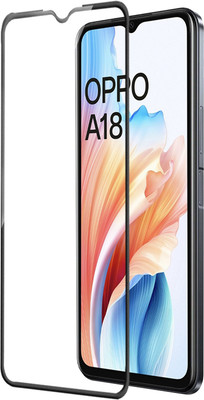 Flipkart SmartBuy Edge To Edge Tempered Glass for OPPO A18(Pack of 1)