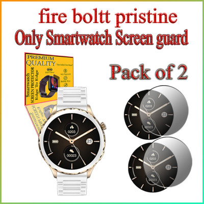 daffin Edge To Edge Tempered Glass for Fire-Boltt Pristine(Pack of 2)