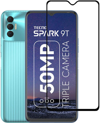 NSTAR Edge To Edge Tempered Glass for Tecno Spark 9T(Pack of 1)