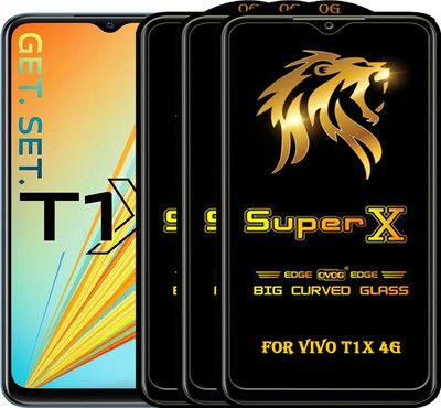 PFOAM Edge To Edge Tempered Glass for VIVO T1X 4G(Pack of 3)