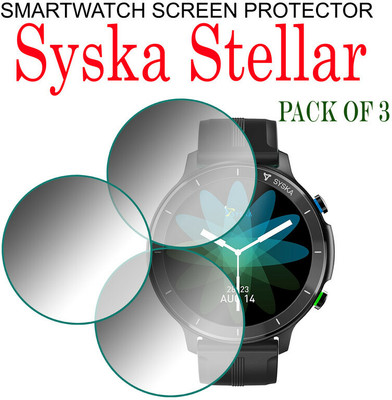 YCHROZE Edge To Edge Tempered Glass for Syska Stellar(Pack of 3)