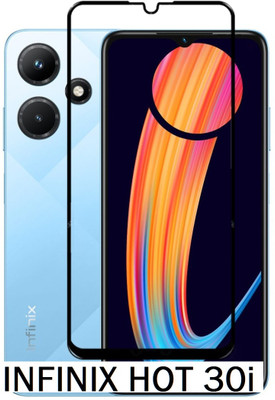 CASEHUNT Edge To Edge Tempered Glass for Infinix HOT 30i(Pack of 1)