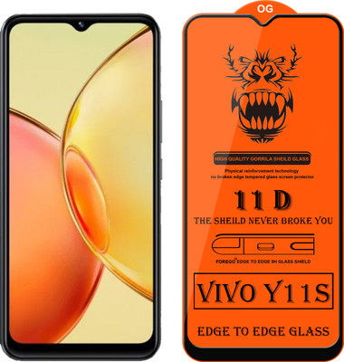 Forego Edge To Edge Tempered Glass for Vivo Y11s(Pack of 1)