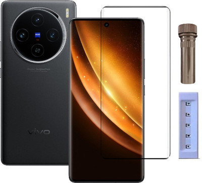 crixus Edge To Edge Tempered Glass for Vivo X100(Pack of 1)