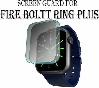 hirdesh Edge To Edge Tempered Glass for Fire-Boltt Ring Plus 1.91(Pack of 2)