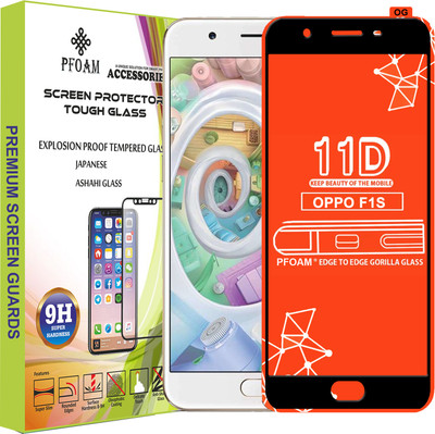 PFOAM Edge To Edge Tempered Glass for Oppo F1s(Pack of 1)