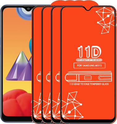 Qyist Edge To Edge Tempered Glass for Samsung Galaxy M01S(Pack of 4)