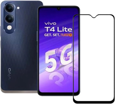 SRT Edge To Edge Tempered Glass for Vivo T4 Lite 5G(Pack of 1)