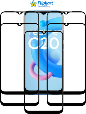 Flipkart SmartBuy Edge To Edge Tempered Glass for REALME C20(Pack of 5)