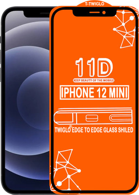 TWIGLO Edge To Edge Tempered Glass for IPHONE 12 MINI(Pack of 1)