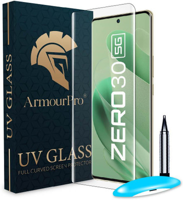 ArmourPro Edge To Edge Tempered Glass for Infinix ZERO 30 5G, Infinix ZERO 30, ZERO 30 5G, UV Curved Screen Protector with Easy Installation Kit(Pack of 1)