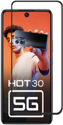 EASYBIZZ Edge To Edge Tempered Glass for Infinix Hot 30 5G(Pack of 1)