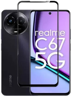 DRYLBEET CASE Edge To Edge Tempered Glass for Realme C67 5G(Pack of 1)