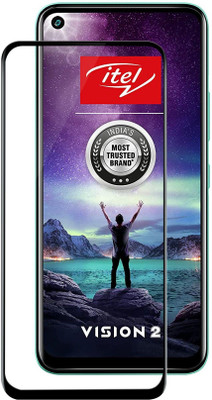 VAlight Edge To Edge Tempered Glass for Itel Vision 2(Pack of 1)