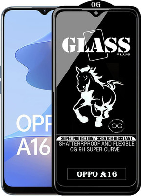 Rofix star Edge To Edge Tempered Glass for OPPO A16(Pack of 1)