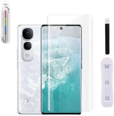 Foncase Edge To Edge Tempered Glass for Vivo Y400 Pro 5G, Vivo Y400 Pro Tempered Glass(Pack of 1)