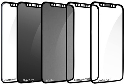 Mguuard Edge To Edge Tempered Glass for Iphone 15 Pro Max, Apple 15 Pro Mac(Pack of 5)