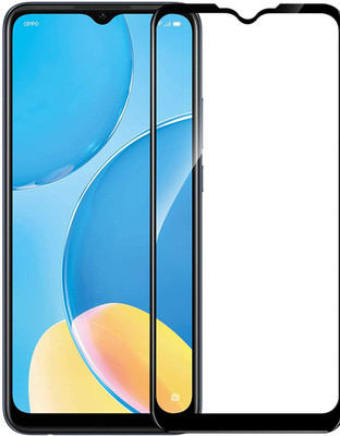 CVWOAKS Edge To Edge Tempered Glass for OPPO A15S(Pack of 1)