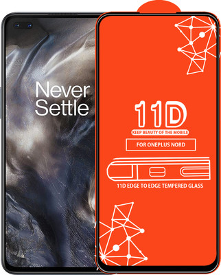 Roxel Edge To Edge Tempered Glass for Oneplus Nord(Pack of 1)